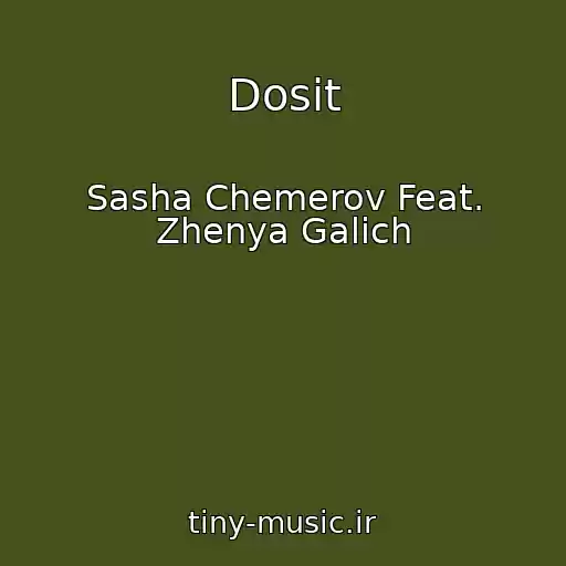 کاور آهنگ Dosit از Sasha Chemerov Feat. Zhenya Galich