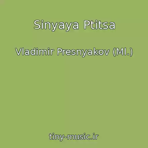 کاور آهنگ Sinyaya Ptitsa از Vladimir Presnyakov (Ml.)