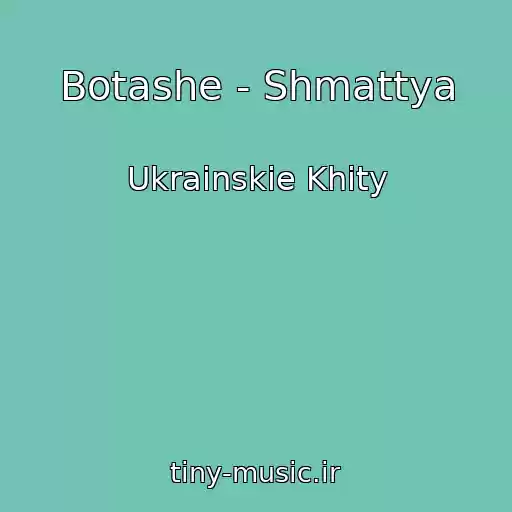 کاور آهنگ Botashe - Shmattya از Ukrainskie Khity