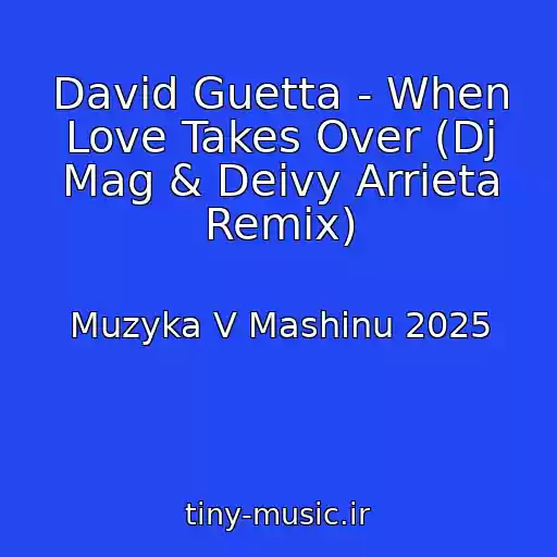 کاور آهنگ David Guetta - When Love Takes Over (Dj Mag & Deivy Arrieta Remix) از Muzyka V Mashinu 2025