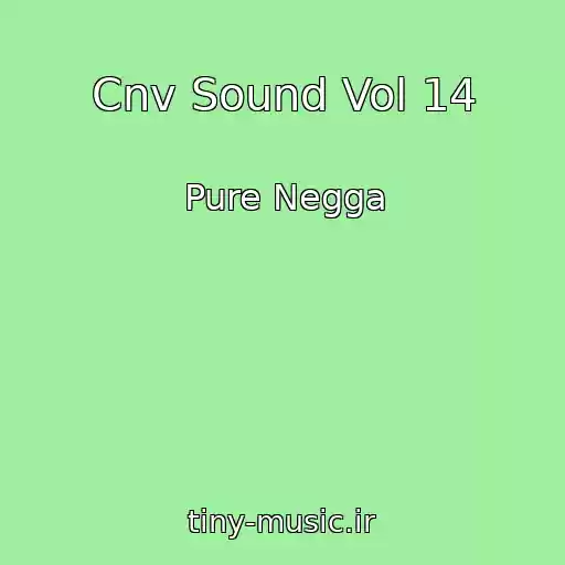 کاور آهنگ Cnv Sound Vol 14 از Pure Negga