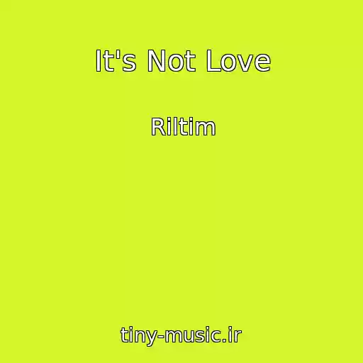 کاور آهنگ It's Not Love از Riltim