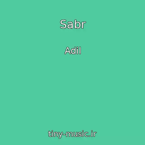 کاور آهنگ Sabr از Adil
