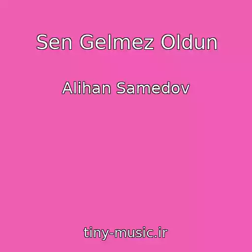 کاور آهنگ Sen Gelmez Oldun از Alihan Samedov