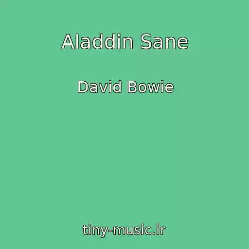 کاور آهنگ Aladdin Sane از David Bowie