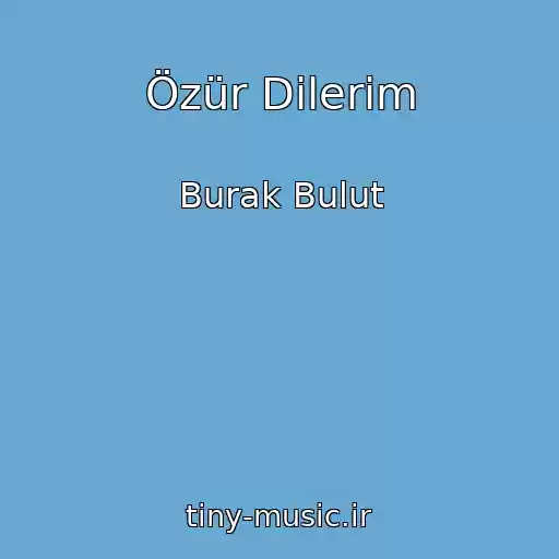کاور آهنگ Özür Dilerim از Burak Bulut