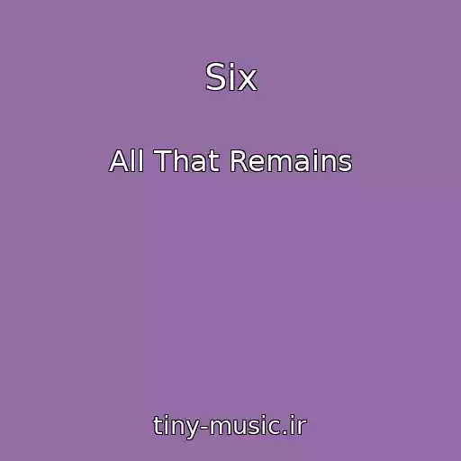 کاور آهنگ Six از All That Remains
