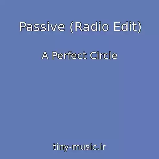 کاور آهنگ Passive (Radio Edit) از A Perfect Circle