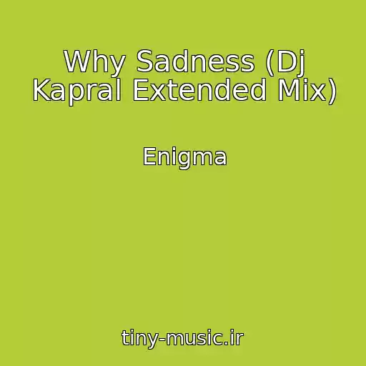 کاور آهنگ Why Sadness (Dj Kapral Extended Mix) از Enigma