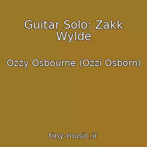 کاور آهنگ Guitar Solo: Zakk Wylde از Ozzy Osbourne (Ozzi Osborn)