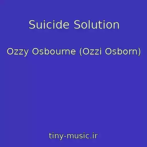 کاور آهنگ Suicide Solution از Ozzy Osbourne (Ozzi Osborn)