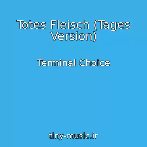 کاور آهنگ Totes Fleisch (Tages Version) از Terminal Choice