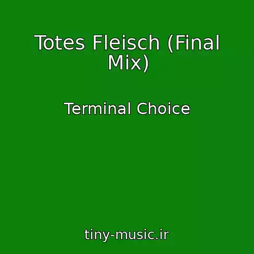 کاور آهنگ Totes Fleisch (Final Mix) از Terminal Choice
