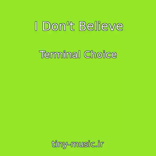 کاور آهنگ I Don't Believe از Terminal Choice