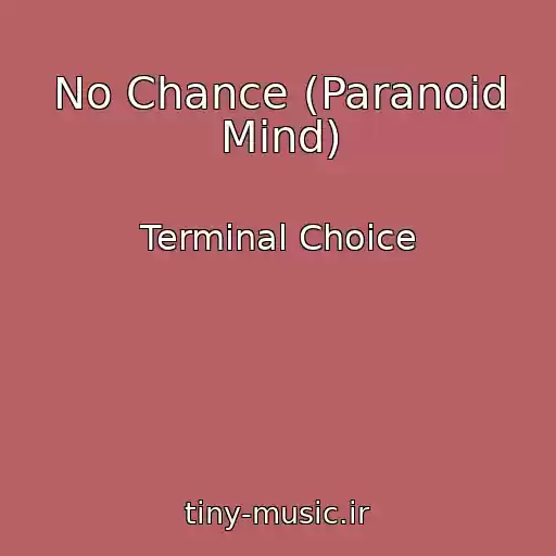 کاور آهنگ No Chance (Paranoid Mind) از Terminal Choice