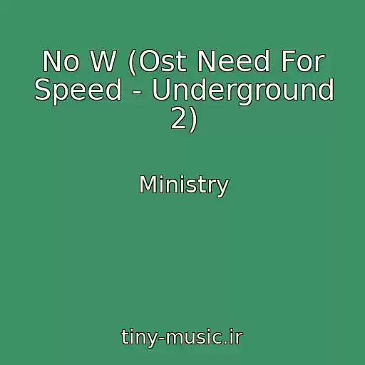 کاور آهنگ No W (Ost Need For Speed - Underground 2) از Ministry