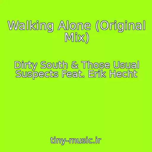 کاور آهنگ Walking Alone (Original Mix) از Dirty South & Those Usual Suspects Feat. Erik Hecht