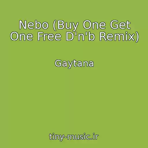کاور آهنگ Nebo (Buy One Get One Free D'n'b Remix) از Gaytana