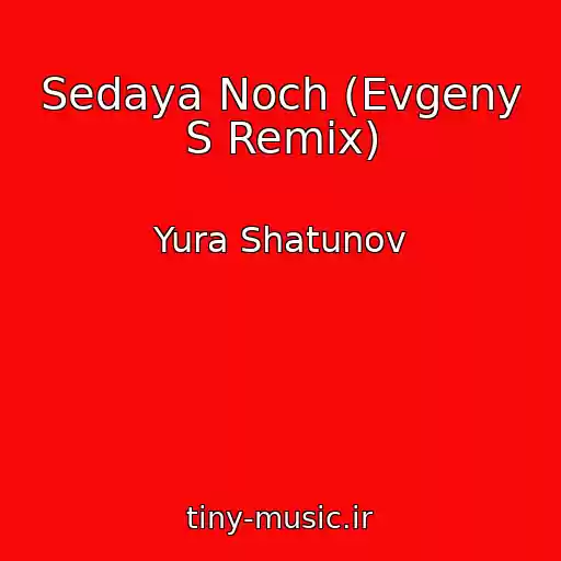 کاور آهنگ Sedaya Noch (Evgeny S Remix) از Yura Shatunov