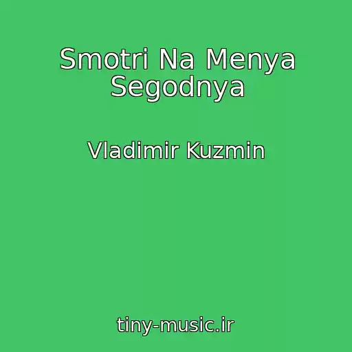کاور آهنگ Smotri Na Menya Segodnya از Vladimir Kuzmin