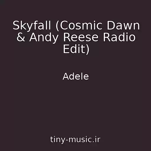 کاور آهنگ Skyfall (Cosmic Dawn & Andy Reese Radio Edit) از Adele