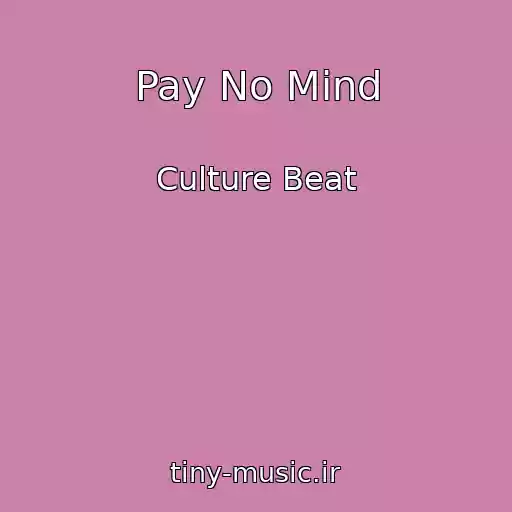 کاور آهنگ Pay No Mind از Culture Beat