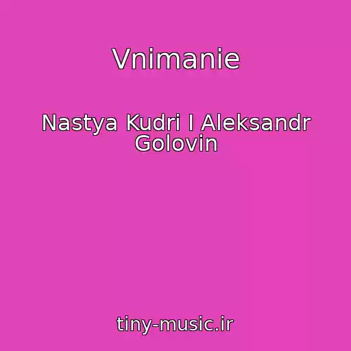 کاور آهنگ Vnimanie از Nastya Kudri I Aleksandr Golovin
