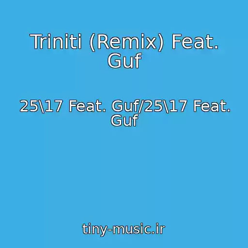 کاور آهنگ Triniti (Remix) Feat. Guf از 25\17 Feat. Guf/25\17 Feat. Guf
