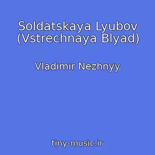 کاور آهنگ Soldatskaya Lyubov (Vstrechnaya Blyad) از Vladimir Nezhnyy