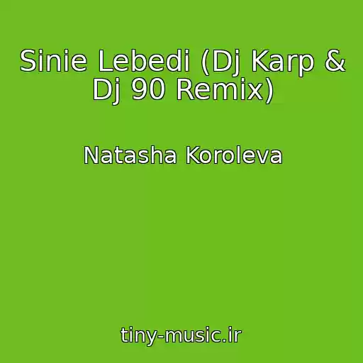 کاور آهنگ Sinie Lebedi (Dj Karp & Dj 90 Remix) از Natasha Koroleva