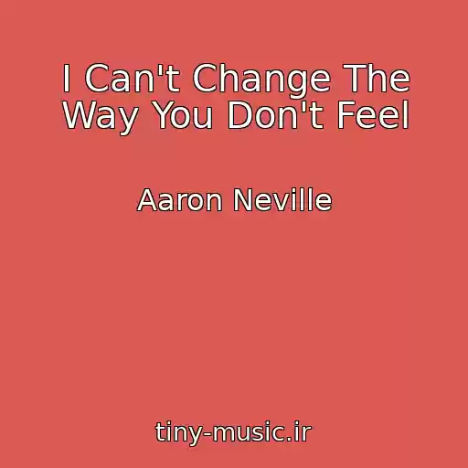 کاور آهنگ I Can't Change The Way You Don't Feel از Aaron Neville