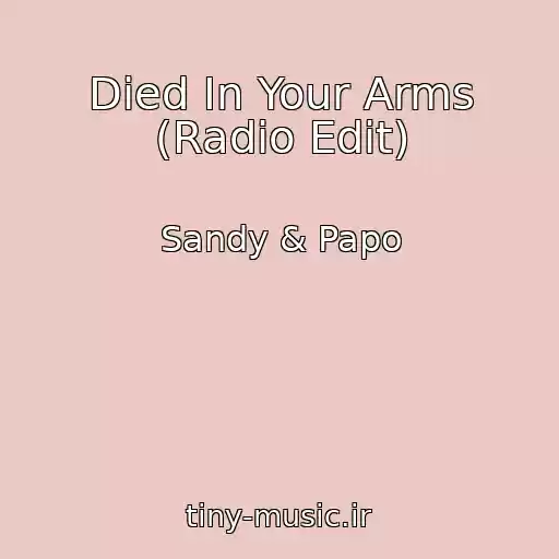 کاور آهنگ Died In Your Arms (Radio Edit) از Sandy & Papo