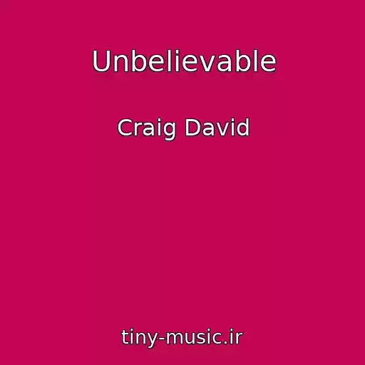 کاور آهنگ Unbelievable از Craig David