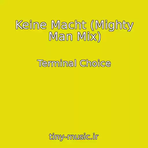 کاور آهنگ Keine Macht (Mighty Man Mix) از Terminal Choice