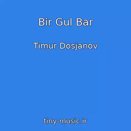 کاور آهنگ Bir Gul Bar از Timur Dosjanov