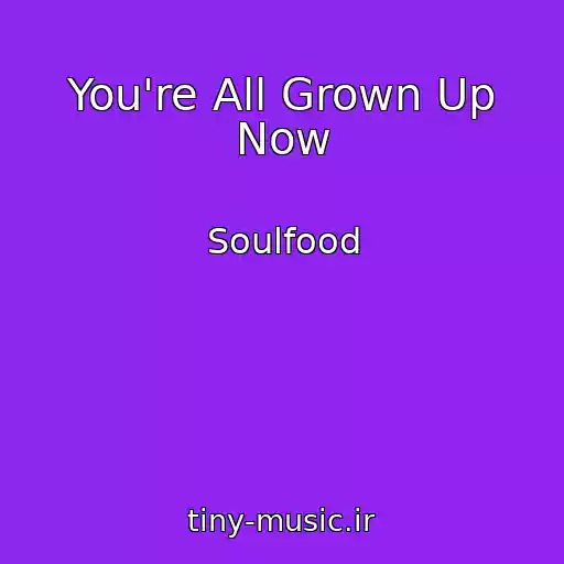 کاور آهنگ You're All Grown Up Now از Soulfood