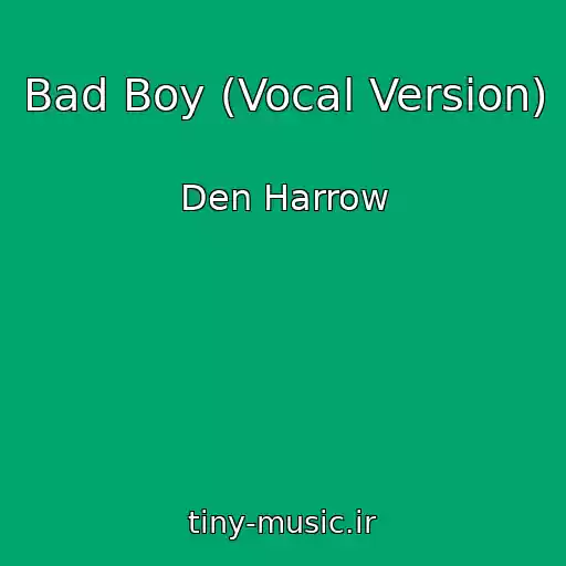 کاور آهنگ Bad Boy (Vocal Version) از Den Harrow