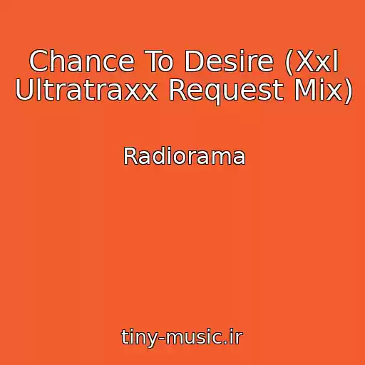 کاور آهنگ Chance To Desire (Xxl Ultratraxx Request Mix) از Radiorama