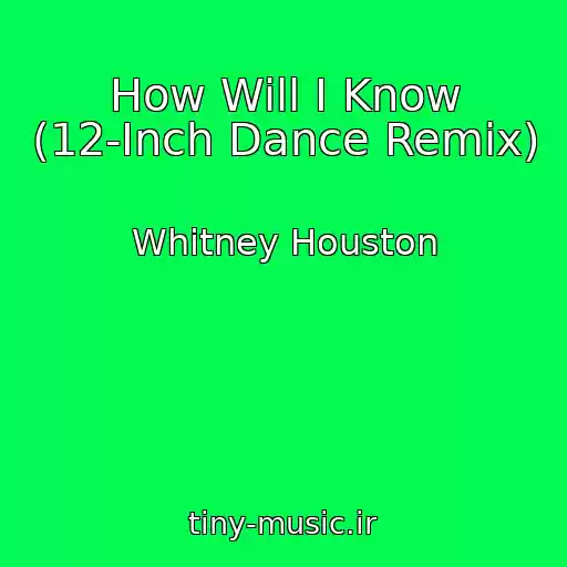 کاور آهنگ How Will I Know (12-Inch Dance Remix) از Whitney Houston
