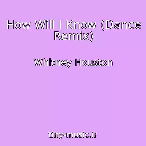 کاور آهنگ How Will I Know (Dance Remix) از Whitney Houston