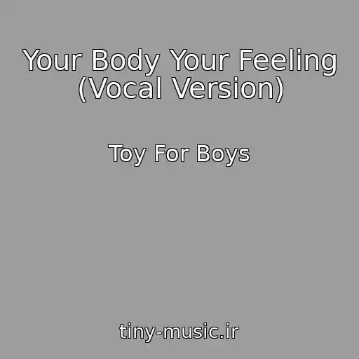 کاور آهنگ Your Body Your Feeling (Vocal Version) از Toy For Boys
