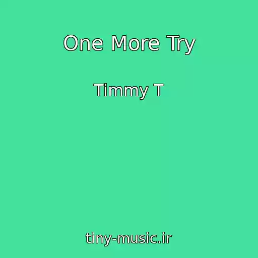 کاور آهنگ One More Try از Timmy T