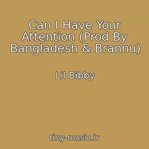 کاور آهنگ Can I Have Your Attention (Prod By Bangladesh & Brannu) از Lil Bibby