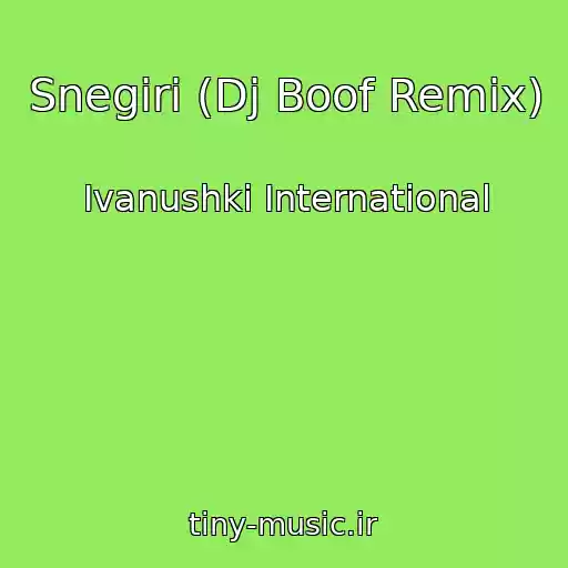کاور آهنگ Snegiri (Dj Boof Remix) از Ivanushki International