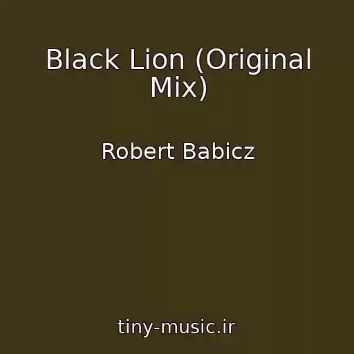 کاور آهنگ Black Lion (Original Mix) از Robert Babicz