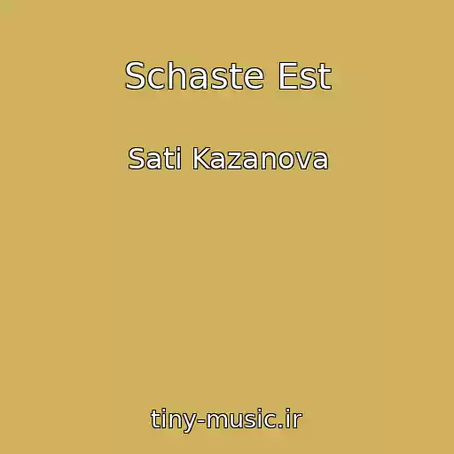 کاور آهنگ Schaste Est از Sati Kazanova