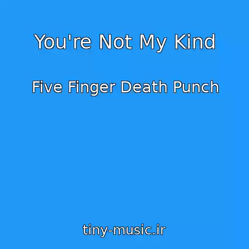 کاور آهنگ You're Not My Kind از Five Finger Death Punch