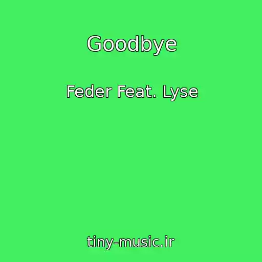 کاور آهنگ Goodbye از Feder Feat. Lyse