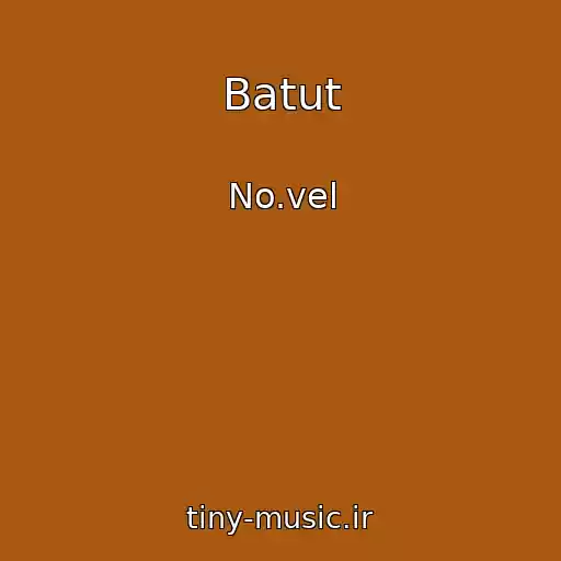 کاور آهنگ Batut از No.vel