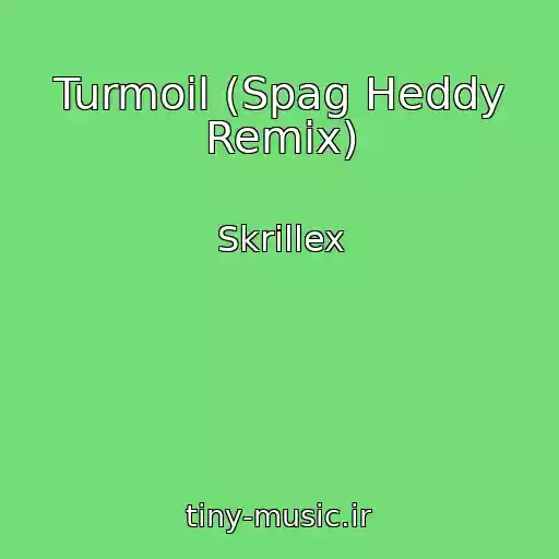 کاور آهنگ Turmoil (Spag Heddy Remix) از Skrillex